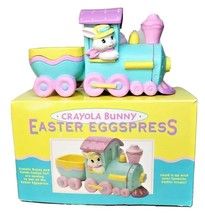 1993 Binney &amp; Smith Crayola Bunny Easter Eggspress Express Train Indoor Decor - £6.13 GBP