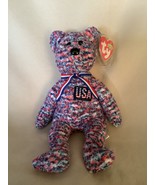TY USA Bear Ultra Rare Distinctive  Factory Oddities Unique Features Err... - €3.018,80 EUR