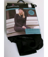 Cuddl Duds Fleece wear Long Sleeve Crew top Black Size Medium - £12.56 GBP