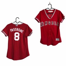Los Angeles Angels jersey #8 Pastrone ladies size S small majestic - £42.36 GBP