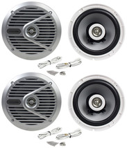 (4) Alpine SPS-M601 Pair 6.5&quot; 2-Way Marine/Boat Coaxial Speakers - $408.99