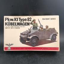Kubelwagen By Bandai 1/48 Scale Model, 1972 1st Release, Rare Swastika - $40.00