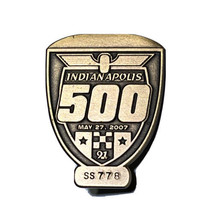 2007 Indianapolis Indy 500 Bronze Pit Badge Brickyard IndyCar Race Car L... - £39.80 GBP