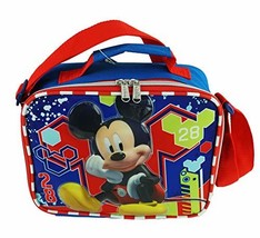 Mickey Mouse Insulated Lunch Bag with Adjustable Shoulder Straps - M28 -... - £9.25 GBP