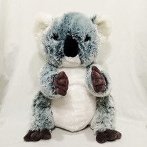 Koala Sitting Bear Unipak Soft Gray Black White Plush Stuffed Animal 17&quot;... - $23.75