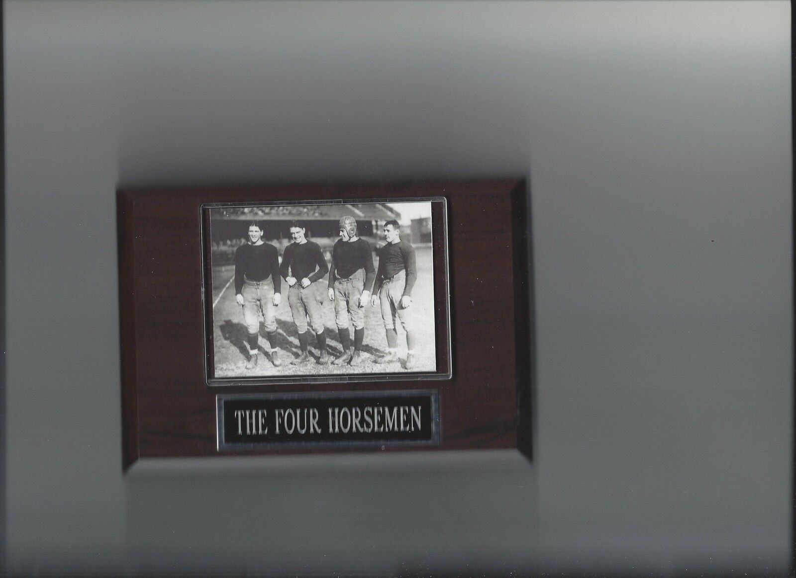 THE FOUR HORSEMEN PLAQUE FOOTBALL NCAA NOTRE DAME FIGHTING IRISH - $3.95