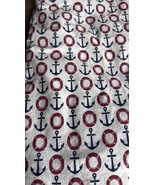 Pottery Barn Kids Nautical Crib Sheet, Toddler Bed Organic Cotton Anchor... - €16,93 EUR