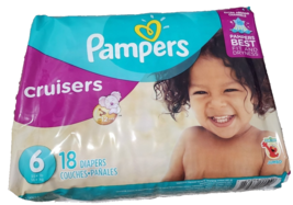 Pampers Cruisers Size 6 Sesame Street 18ct Vintage Rare - $79.99