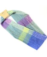 NEW James Pringle Weavers FUZZY SOFT Poly PLAID Womans Scarf SNOOD Infinity - $16.82