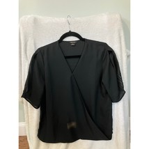 Iman Small Black Blouse, Petite Women&#39;s Fashion, Short Sleeve Top, Styli... - $9.90