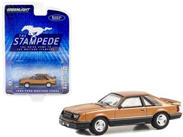 1980 Ford Mustang Cobra Dark Chamois Brown Metallic with Hood Graphic Th... - $33.99