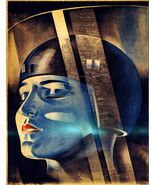 Decoration Poster.Home interior.Room Wall art decor.Futuristic Deco quee... - $17.10+