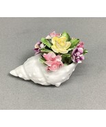 Vintage Royal Adderly Bone China Floral Bouquet Nestled in a Sea Shell -... - €12,85 EUR