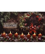 Winter lighted Canvas Wall Print- Battery Operated with Timer - £38.97 GBP