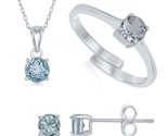 18&quot; Women&#39;s Jewelry Set .925 Silver 388226 - £64.14 GBP
