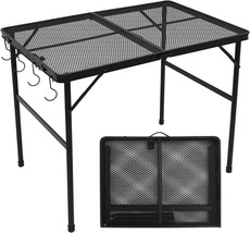 Foldable, Lightweight, Portable, Collapsible Patio Bbq Garden Table With An - $77.96