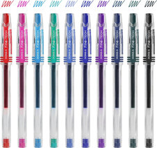 Dong-A Ultra Fine Point 0.3Mm Ink Pen Assorted 10 Colors Gel Pens Thin L... - $15.50