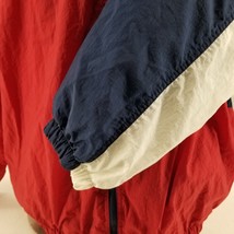 VTG Mens Nike Big Logo Windbreaker Full Zip Jacket Red White Blue Swoosh... - $105.05