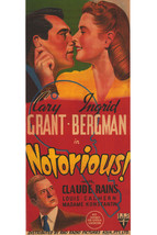 Cary Grant and Ingrid Bergman and Claude Rains and Alfred Hitchcock in Notori 24 - £19.15 GBP