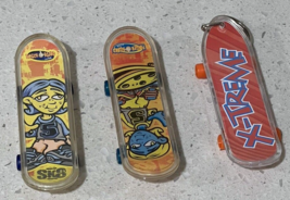 Lot of 3  Fingerboard Skateboard Toy  1 Key-chain &amp; 2 McDonald&#39;s Toy - £7.61 GBP