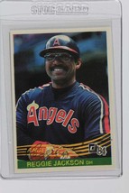 Reggie Jackson. Signed Autographed 1984 Donruss Baseball Card - California Angel - £10.77 GBP