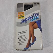 NUR DIE Supersitz Color Feinstrumpfhose 20 den-22 dtex 36-40 anthrazit p... - $9.80 CAD
