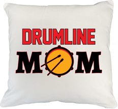 Drumline Mom Awesome White Pillow Cover For A Percussionist, Girl Drumme... - $24.74+