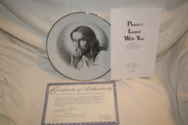 Portraits of Christ – Peace, I Leave With You - Jose Fuentes 6th In Series Plate - $33.00