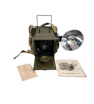 Graflex Military Combat Graphic 45 4x5 Camera WWII Era 1940s - $836.55