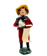 Byers Choice Victorian Boy Formal Red Suit Yellow Hat Music 1982 Bumpy B... - £41.94 GBP