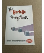 The Herb-Ox Money Saver Delicious Menus &amp; Recipes Cookbook Vintage 1949 - $28.75