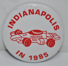 Vintage 1985 Indianapolis 500 INDY Race Mario Andretti Pinback Button - £23.29 GBP
