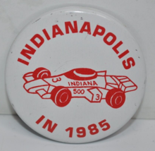 Vintage 1985 Indianapolis 500 INDY Race Mario Andretti Pinback Button - £22.18 GBP