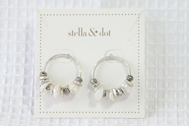 Stella &amp; Dot Earrings (new) RUMI HOOPS  (E445S) - £33.98 GBP