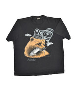 Vintage Alaska Brown Bear T Shirt Mens XL Nature Animals Sue Coleman Tou... - £16.78 GBP