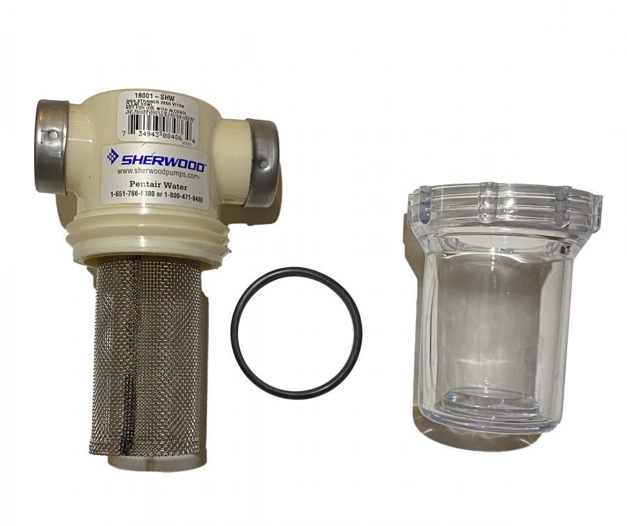 Sherwood Sea Water Strainer 3/4 NPT 1 Inch Hose 18001 - $44.95