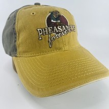 NEW Pheasants Forever Yellow Mustard Logo Hat PF Strapback Hunting Cap - $29.35