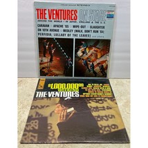 The Ventures Vinyl LP Lot of 2 Surf Rock On Stage $1,000,000 Weekend - $14.87