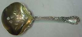 Meadow by Gorham Sterling Silver Nut Spoon Pierced w/ Clover Cattails GW 4 1/2&quot; - £85.51 GBP