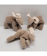 Vintage Set Of 3 Chasley Juggling Bean Bag Animals Deer / Goats ? - $20.96