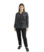 Women Blouse Inc International Concepts Women&#39;s Printed Button Top Size ... - $408.76 MXN