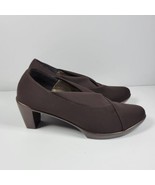 NAOT Lucente Women&#39;s 9 Black Stretch Fabric Pump Heels Size 39 USA 8 - £23.63 GBP