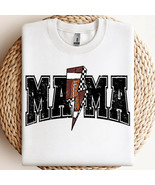 Retro Football Mama PNG, Football Lightning Bolt Checkered PNG, Football... - $3.43 CAD