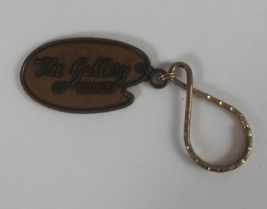 Vintage The Gallery Of Homes Bronze Metal Keychain - $7.75
