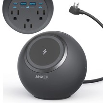 Anker Magnetic Desktop Charging Station 8-in1 USB-C Power Strip Wireless Charger - £128.78 GBP