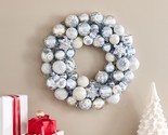 Kringle Express 22&quot; Shatterproof Lit Ornament Wreath in Snowflake - £156.02 GBP