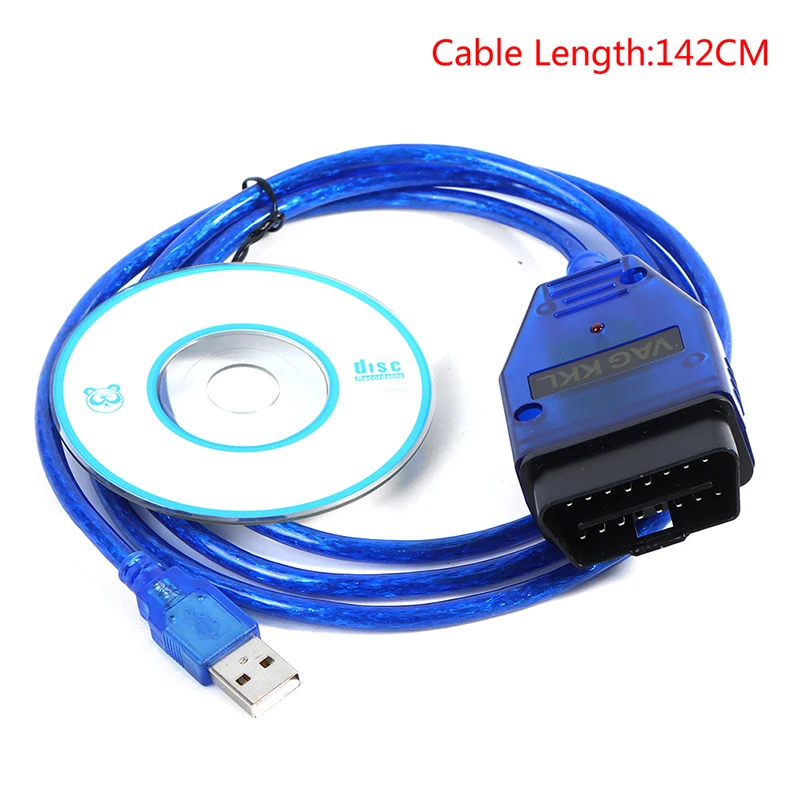 Hot sale 1set VAG-COM 409 Com Vag 409.1 Kkl USB Diagnostic Cable Scanner Interfa - £78.24 GBP