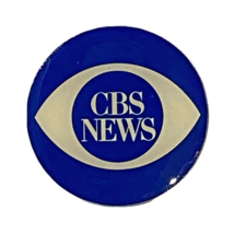 Official CBS News Pin Dark Blue and White Eye Logo Lapel Jacket Pin Tele... - $16.29