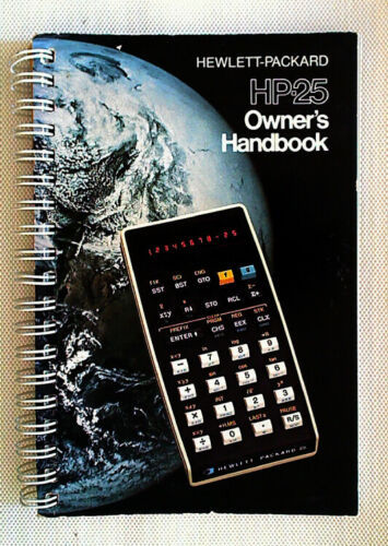 Vintage HP-25 Calculator User Manual Set Owner&#39;s Handbook +Applications ... - $81.95