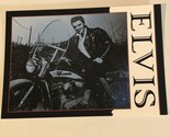 Elvis Presley Postcard Young Elvis On Motorcycle - £2.76 GBP